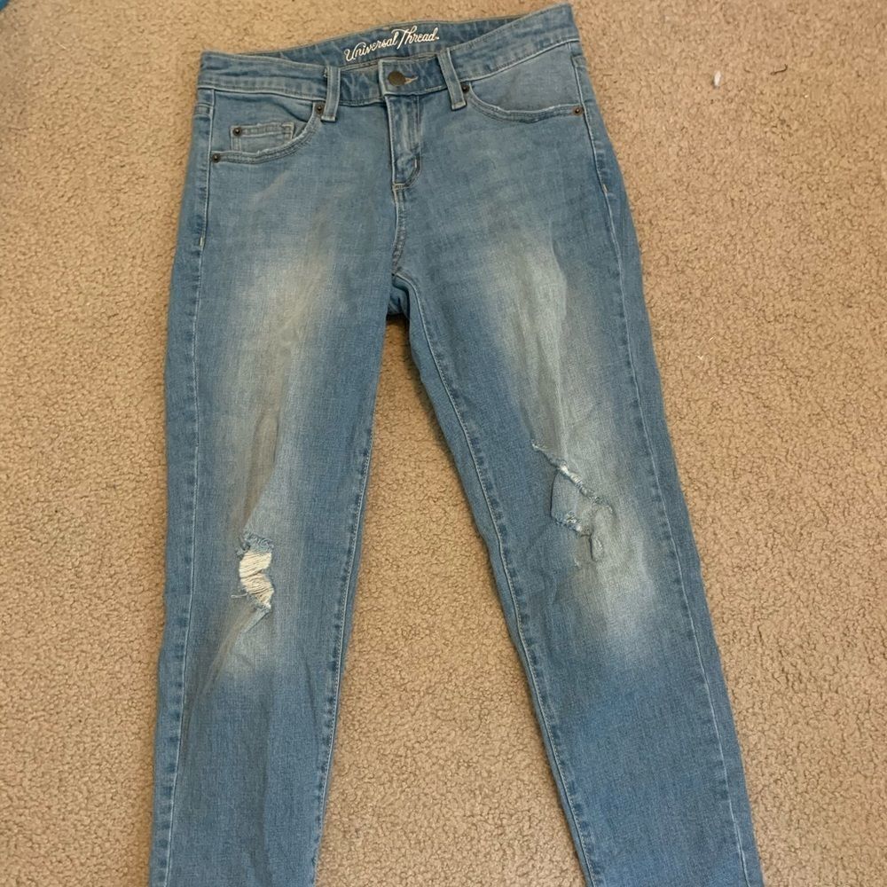 Straight leg jeans 